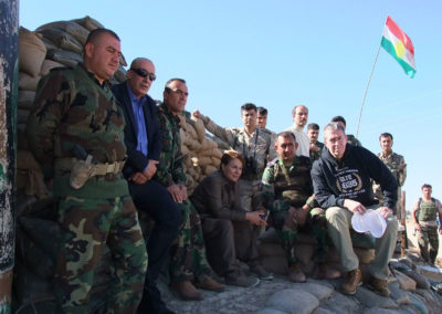 Pesmerga harcosok Iraki Kurdisztánban az ELTE ásatásán 4